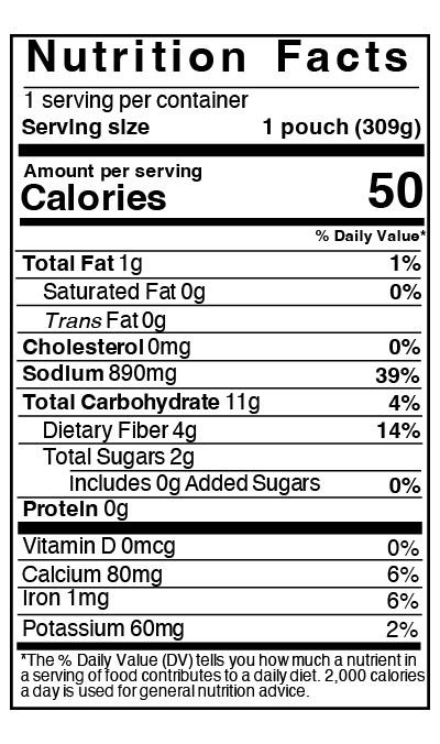 Ramen Z miso nutrition fact